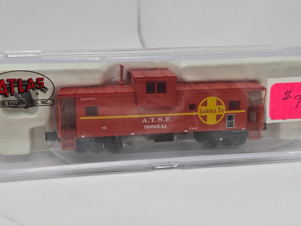 Pre-Owned: Atlas Caboose Wide View Cupola Santa Fe ATSF 999541 - N Scale