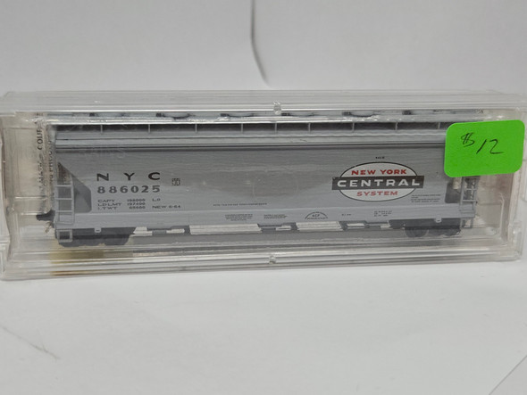 Pre-Owned: Micro-Trains Hop Grain 3 Bay Covered New York Central NYC 886025 - N Scale