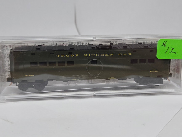 Pre-Owned: Micro-Trains Pass Troop Troop Kitchen U. S. Government K-100 - N Scale