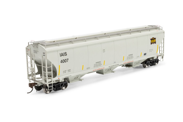 Athearn Genesis 1068 - Trinity 5161 3-Bay Covered Hopper Iowa Interstate (IAIS) 4007 - HO Scale