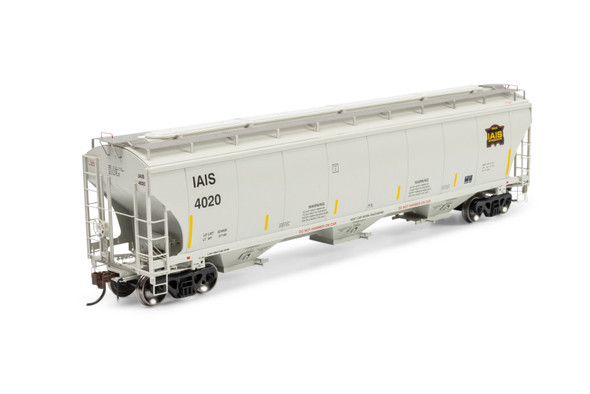 Athearn Genesis 1069 - Trinity 5161 3-Bay Covered Hopper Iowa Interstate (IAIS) 4020 - HO Scale