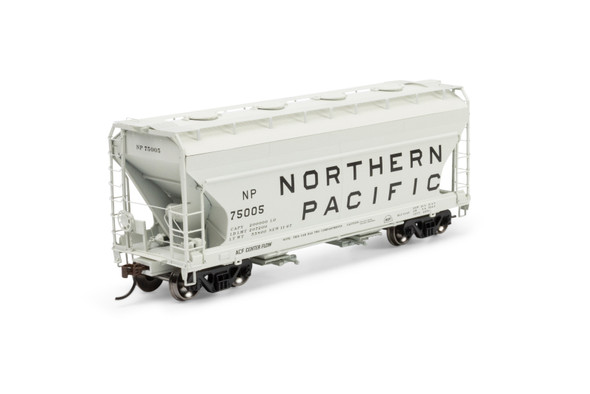 Athearn 1689 - ACF 2970 2-Bay Covered Hopper Northern Pacific (NP) 75005 - HO Scale