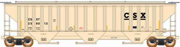 InterMountain 672301-01 - PS 4750 Cu Ft 3-Bay Hopper CSX (CSXT) 259013 - N Scale
