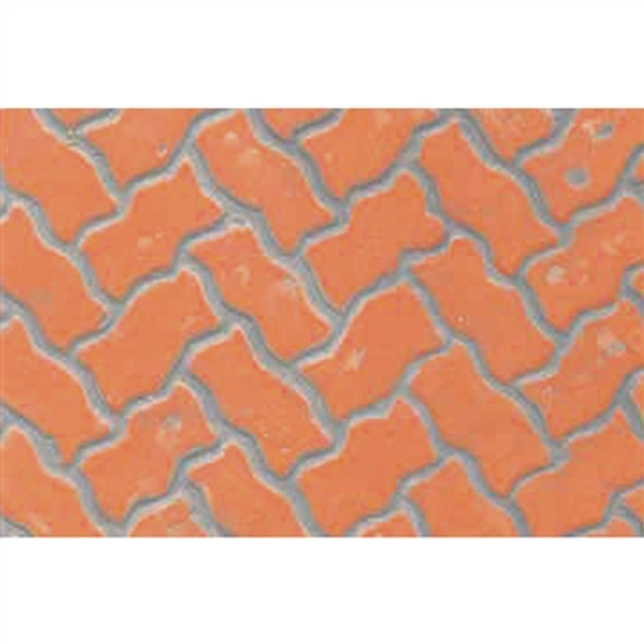 JTT 97431 - Pattern Sheets: Interlocking Paving 2/pk - 1:48 - O Scale