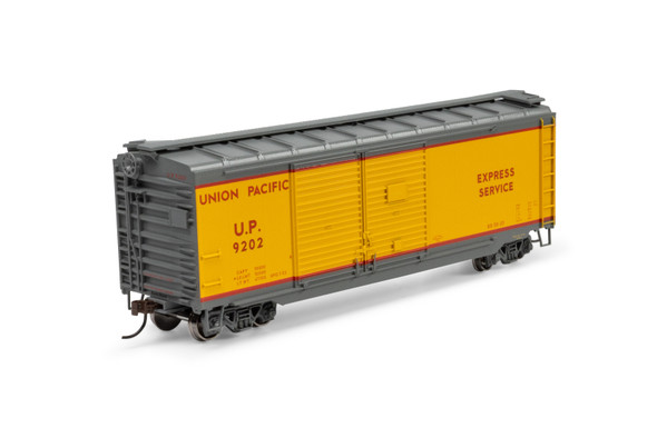 Athearn 72245 - 40' Double Door Express Boxcar Union Pacific (UP) 9202 - HO Scale