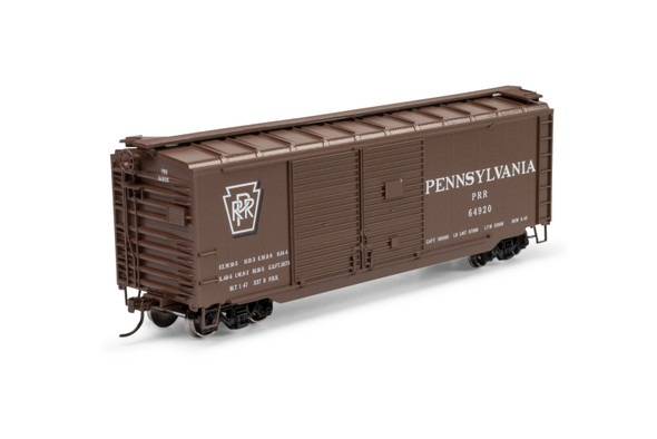 Athearn 72248 - 40' Double Door Express Boxcar Pennsylvania (PRR) 64920 - HO Scale