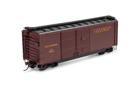 Athearn 72252 - 40' Double Door Express Boxcar Canadian Pacific (CP) 4902 - HO Scale