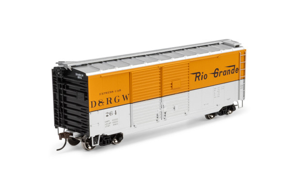 Athearn 72256 - 40' Double Door Express Boxcar Denver & Rio Grande Western (D&RGW) 264 - HO Scale