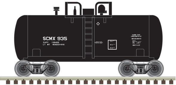 Atlas Trainman 50006882 - Beer Can Shorty Tank Car SCMX 947 - N Scale
