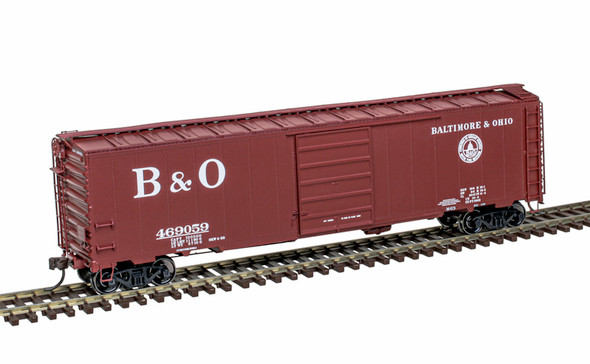 Atlas Master 20007519 - 50' Postwar Single Door Box Car Baltimore & Ohio (B&O) 469059 - HO Scale