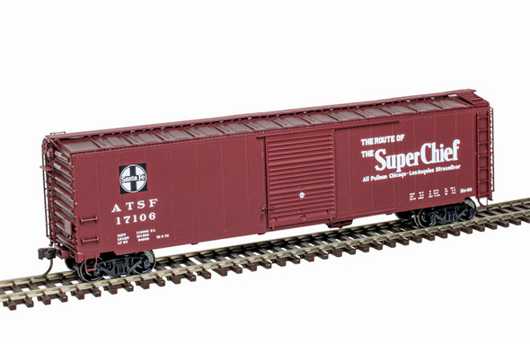 Atlas Master 20007524 - 50' Postwar Single Door Box Car Atchison, Topeka and Santa Fe (ATSF) 17003 - HO Scale