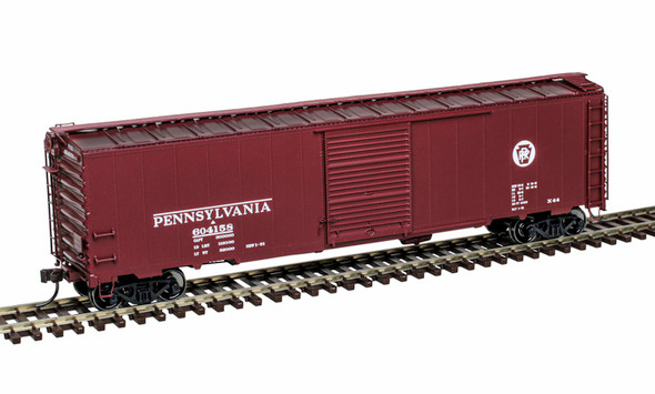 Atlas Master 20007527 - 50' Postwar Single Door Box Car Pennsylvania (PRR) 604835 - HO Scale