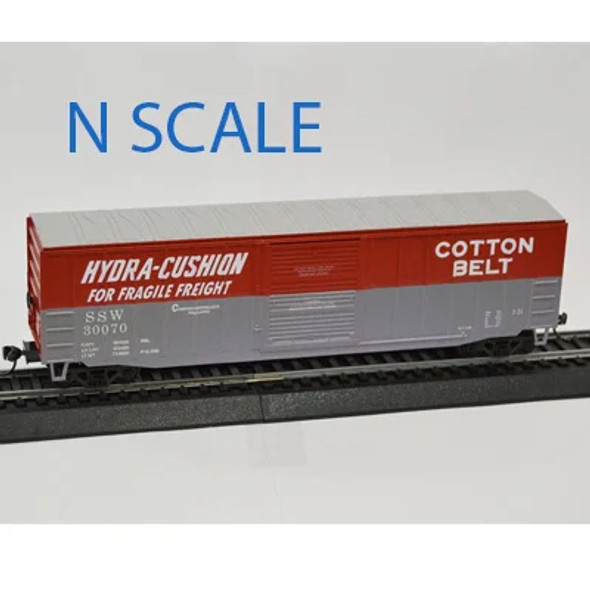 Value Trains USA N10088-33610 - ACF 50'6" BOXCAR Cotton Belt (SSW) 33610 - N Scale