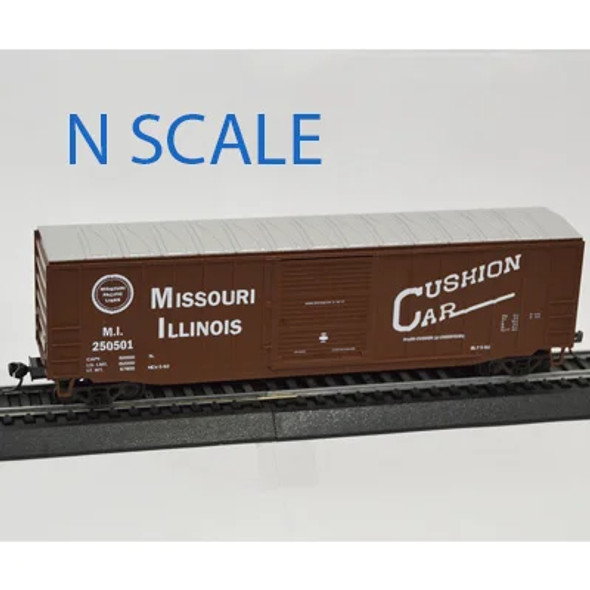 Value Trains USA N10090-250504 - ACF 50'6" BOXCAR Missouri Illinois (MI) 250504 - N Scale
