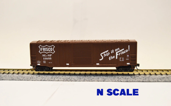 Value Trains USA N10204-13298 - ACF 50'6" BOXCAR St Louis - San Francisco "Frisco" (SLSF) 13298 - N Scale