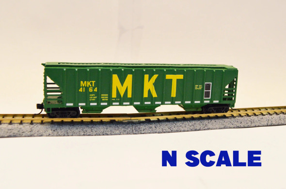 Value Trains USA N20001-4014 - PS-4785 Covered Hopper Missouri-Kansas-Texas (MKT) 4014 - N Scale