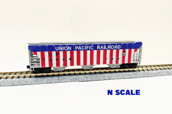 Value Trains USA N20003 - PS-4785 Covered Hopper Union Pacific (UP) 74444 - N Scale