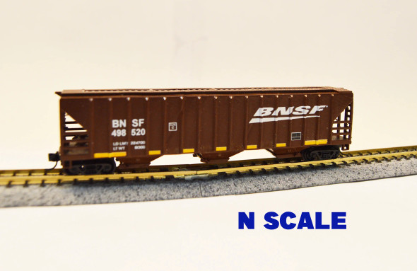 Value Trains USA N21001-497524 - PS-4785 Covered Hopper BNSF 497524 - N Scale