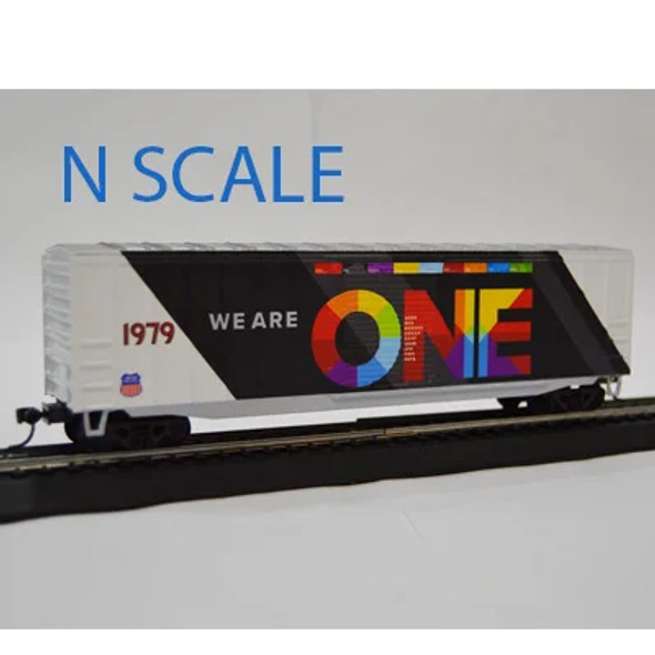 Value Trains USA N10066 - ACF 50'6" BOXCAR Union Pacific (UP) 1979 - N Scale