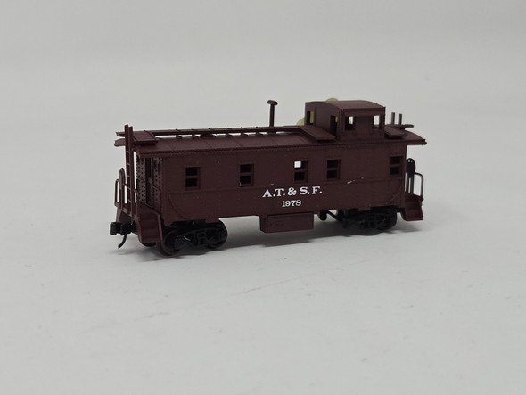 Pre-Owned: Atlas Caboose Steel, Straight Cupola Santa Fe ATSF 1978 - N Scale