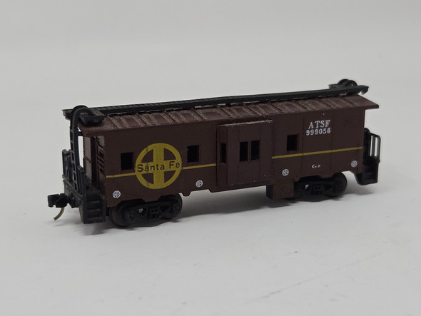 Pre-Owned: Model Power Caboose Bay Window Santa Fe ATSF 999056 - N Scale