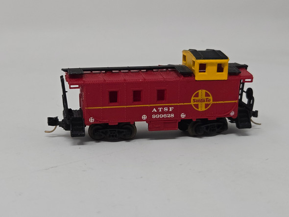 Pre-Owned: Bachmann Caboose Steel, Rear Cupola Santa Fe ATSF 999628 - N Scale
