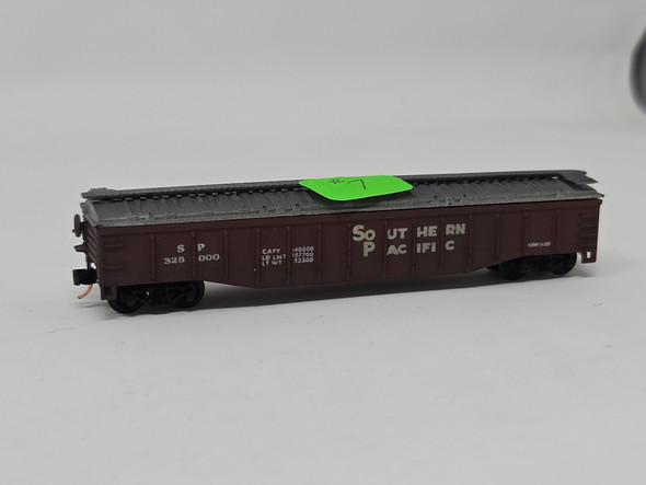 Pre-Owned: AHM Gondola Fish Belly W/ Cover Southern Pacific SP 328000 - N Scale