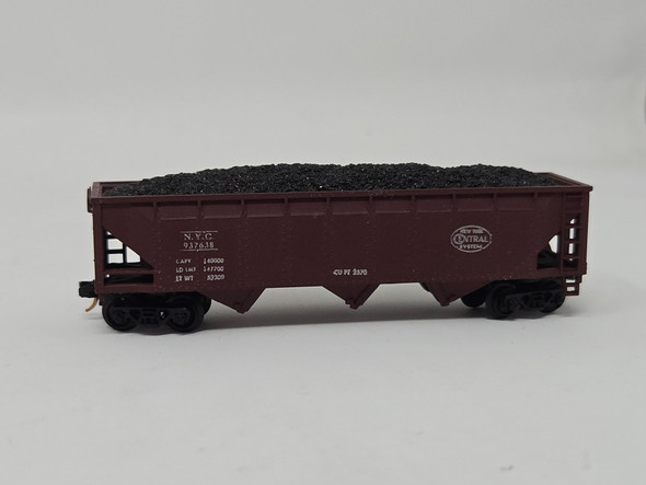 Pre-Owned: Con-Cor Hopper 3 Bay New York Central NYC 937638 - N Scale