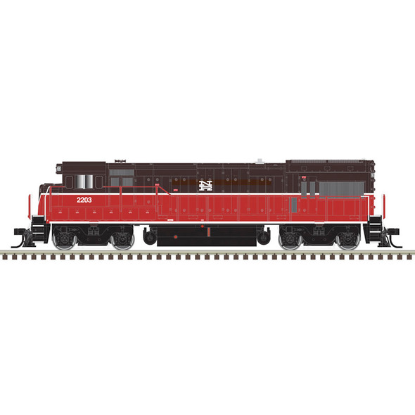 PRE-ORDER: Atlas Master Silver 40006174 - GE U23B (DC Silent) Naugatuck Railroad Company (NAUG) 2203 with ditch lights - N Scale