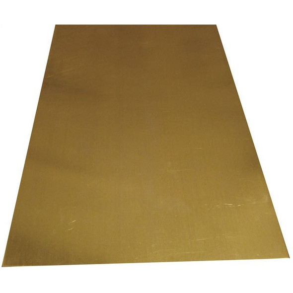 K&S Precision Metal 253 - .032 Brass Sheet Metal (1 pc per bag)    -