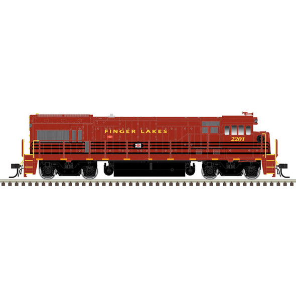 PRE-ORDER: Atlas Master Gold 10004921 - GE U23B w/ DCC and Sound Finger Lakes Railway (FGLK) 2201 with ditch lights - HO Scale