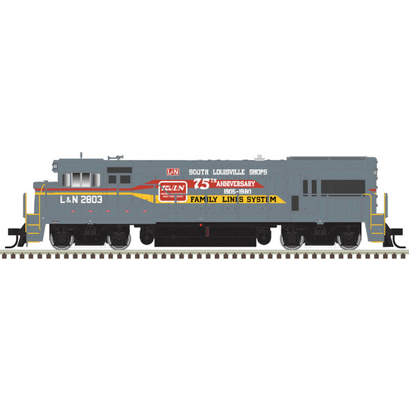 PRE-ORDER: Atlas Master Gold 10004924 - GE U23B w/ DCC and Sound Louisville & Nashville (L&N) 2803 (Family Lines South Louisville Shops) - HO Scale