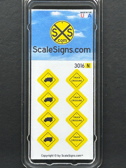 ScaleSigns N-3000-016 - Truck Signs  - N Scale