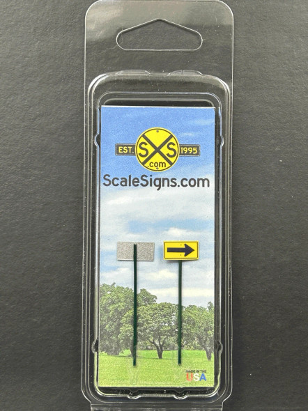 ScaleSigns N-3000-027-CR - Arrow Right Signs  - N Scale