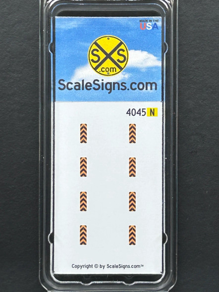 ScaleSigns N-4000-029 - Type 3 Object Marker Signs  - N Scale