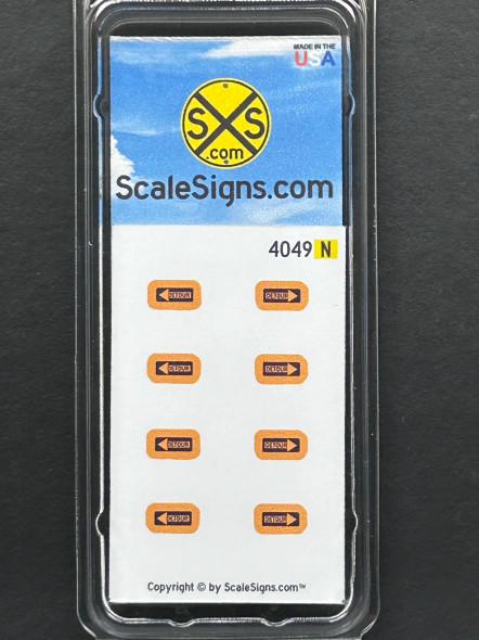 ScaleSigns N-4000-049 - Detour Signs  - N Scale