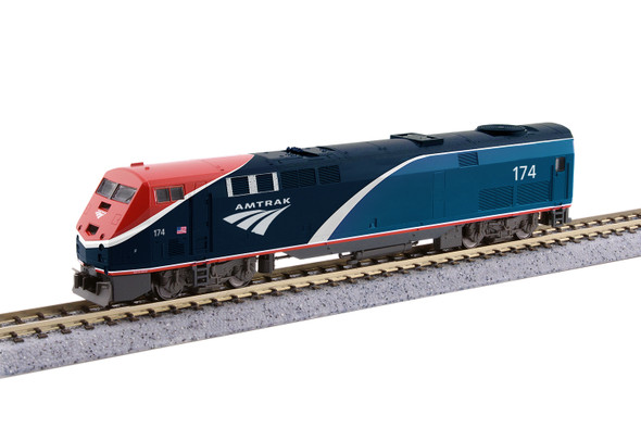 Kato 176-6041DCC - GE P42 "Genesis" (DCC without Sound) Amtrak (AMTK) 174 Phase VII - N Scale