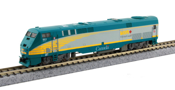 Kato 176-6042DCC - GE P42 "Genesis" (DCC without Sound) VIA Rail Canada (VIA) 901 - N Scale