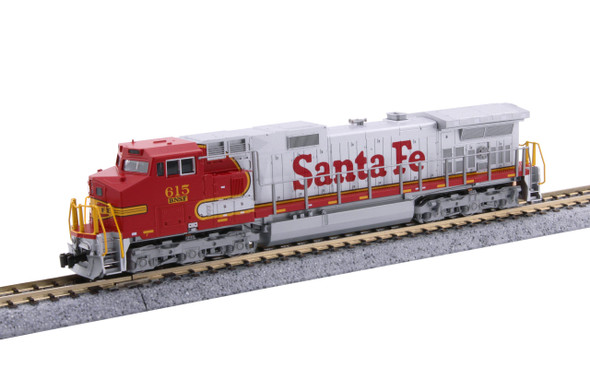Kato 176-3515DCC - GE C44-9W Warbonnet (DCC without Sound) BNSF 615 - N Scale