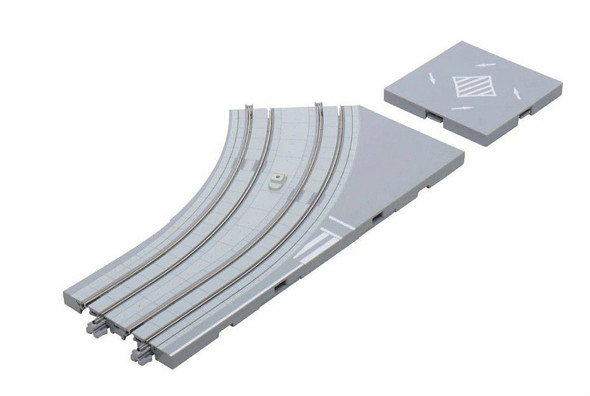 Kato 40-103 - UNITRAM Street Curved Track R180 45 Degree Left   - N Scale