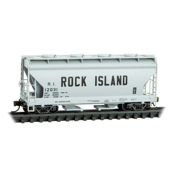 Micro-Trains Line 09200630 -  2-Bay Covered Hopper Rock Island (RI) 12031 - N Scale