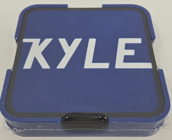 Paducah Custom Shops KYLESQ01 - Coaster 4-Pack (Square) Kyle Railroad (KYLE)