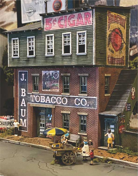 Bar Mills 0371 - J. Baum Tobacco Company  - N Scale Kit