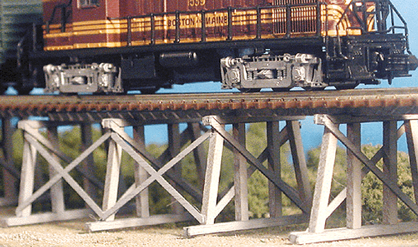 Bar Mills 0404 - Low Boy Trestle  - HO Scale Kit