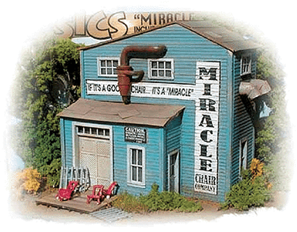 Bar Mills 0732 - Miracle Chair Company  - HO Scale Kit