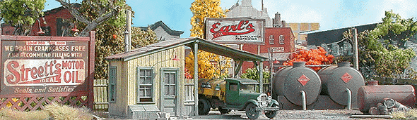 Bar Mills 0802 - Earl's Oil  - HO Scale Kit