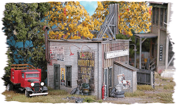 Bar Mills 0832 - Rusty's Radiator Co.  - HO Scale Kit