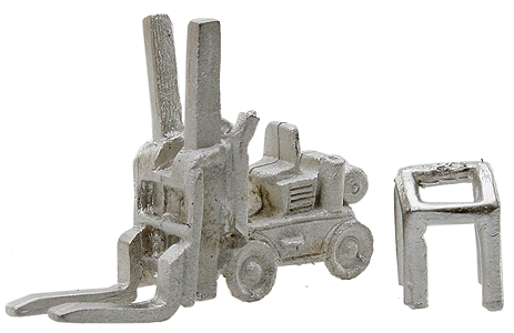 Bar Mills 2006 - Forklift Unpainted Kit  - HO Scale Kit