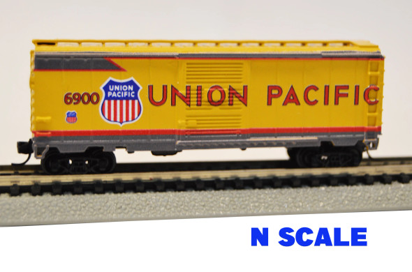 Value Trains USA N40-076 - 40' PS-1 Boxcar Union Pacific (UP) DDA40X 6900 Commemorative - N Scale