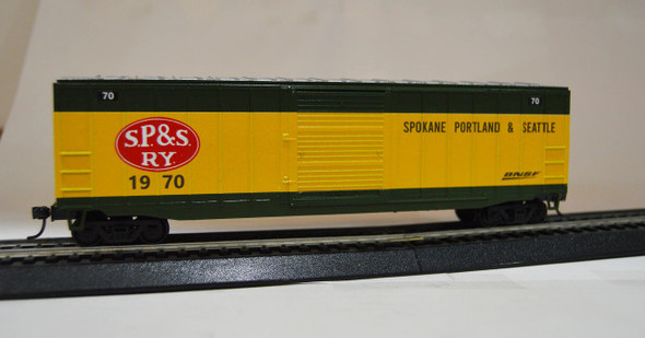 Value Trains USA N40-211 - 40' PS-1 Boxcar BNSF Spokane Portland & Seattle Heritage Scheme 1970 - N Scale